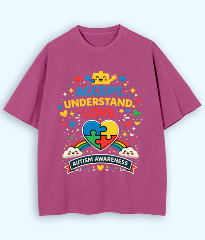 Oversized Autism Awareness T-Shirt (Unisex)