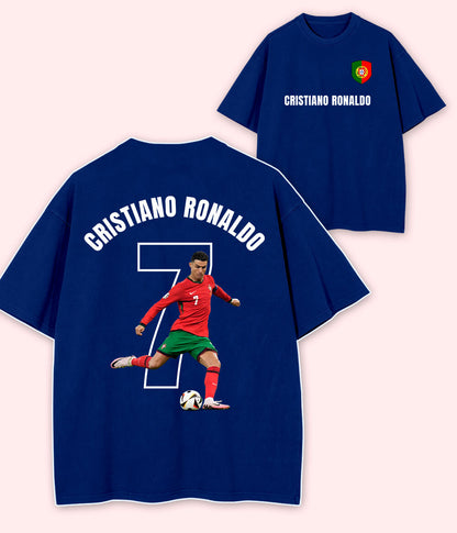 Oversized Cristiano Ronaldo Portugal Fan T-Shirt