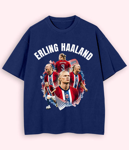 Oversized Erling Haaland Norway Supporter T-Shirt