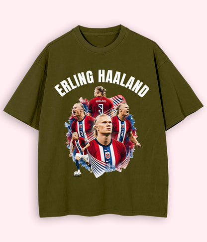 Oversized Erling Haaland Norway Supporter T-Shirt