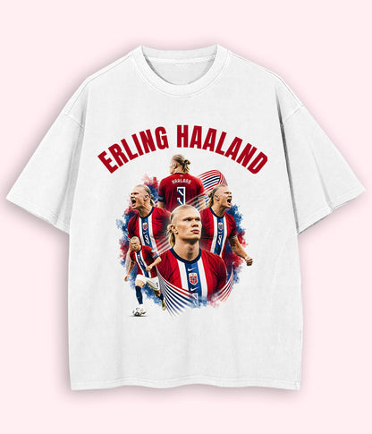 Oversized Erling Haaland Norway Supporter T-Shirt