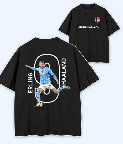 Oversized Erling Haaland Premier League Football T-Shirt