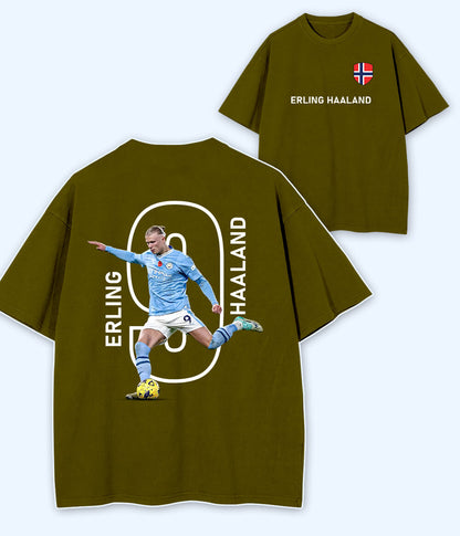 Oversized Erling Haaland Premier League Football T-Shirt