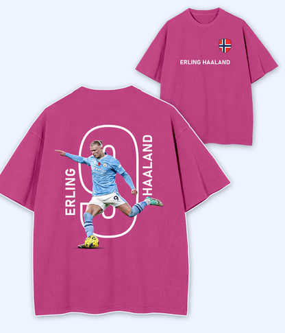 Oversized Erling Haaland Premier League Football T-Shirt