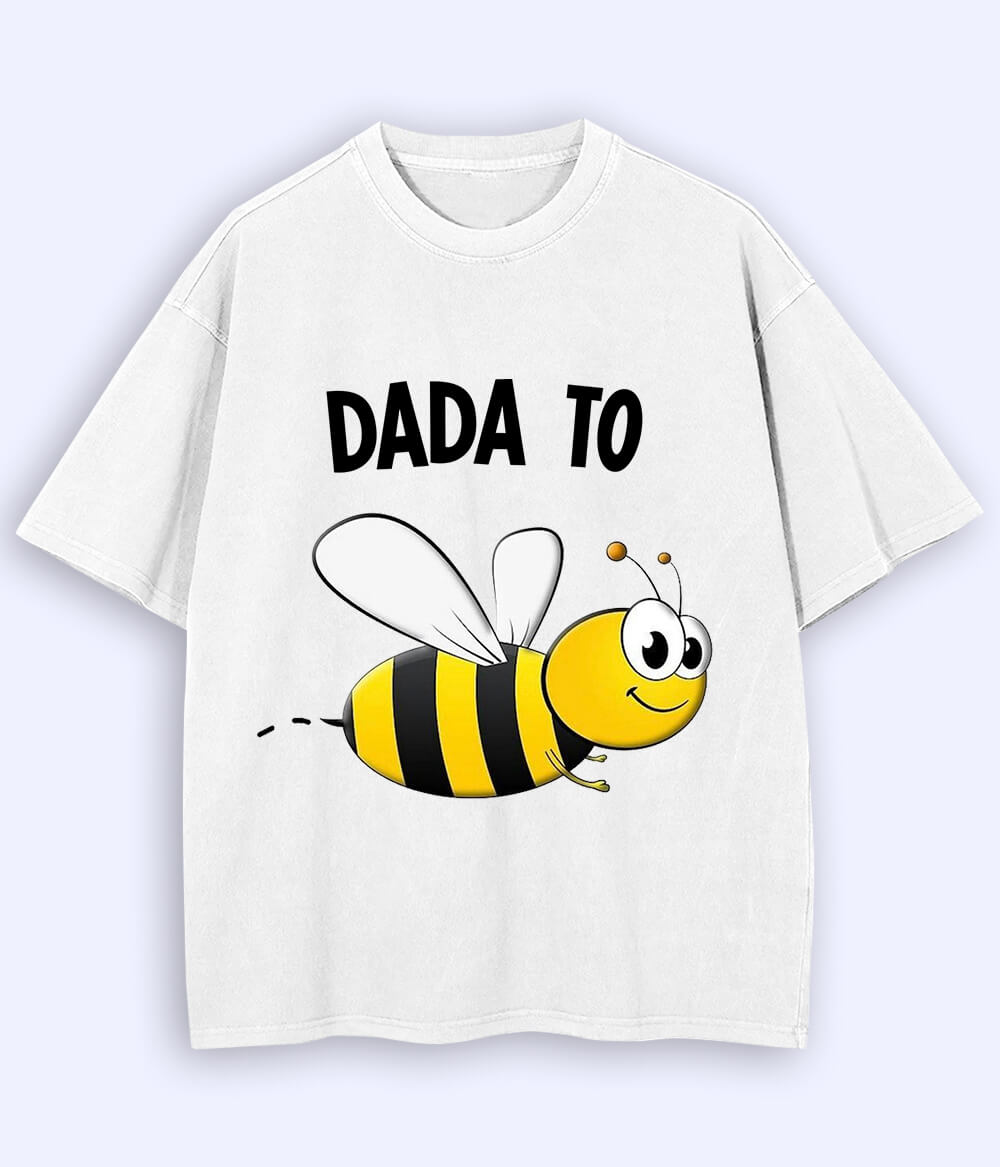 White Oversized Grandfather T-Shirt