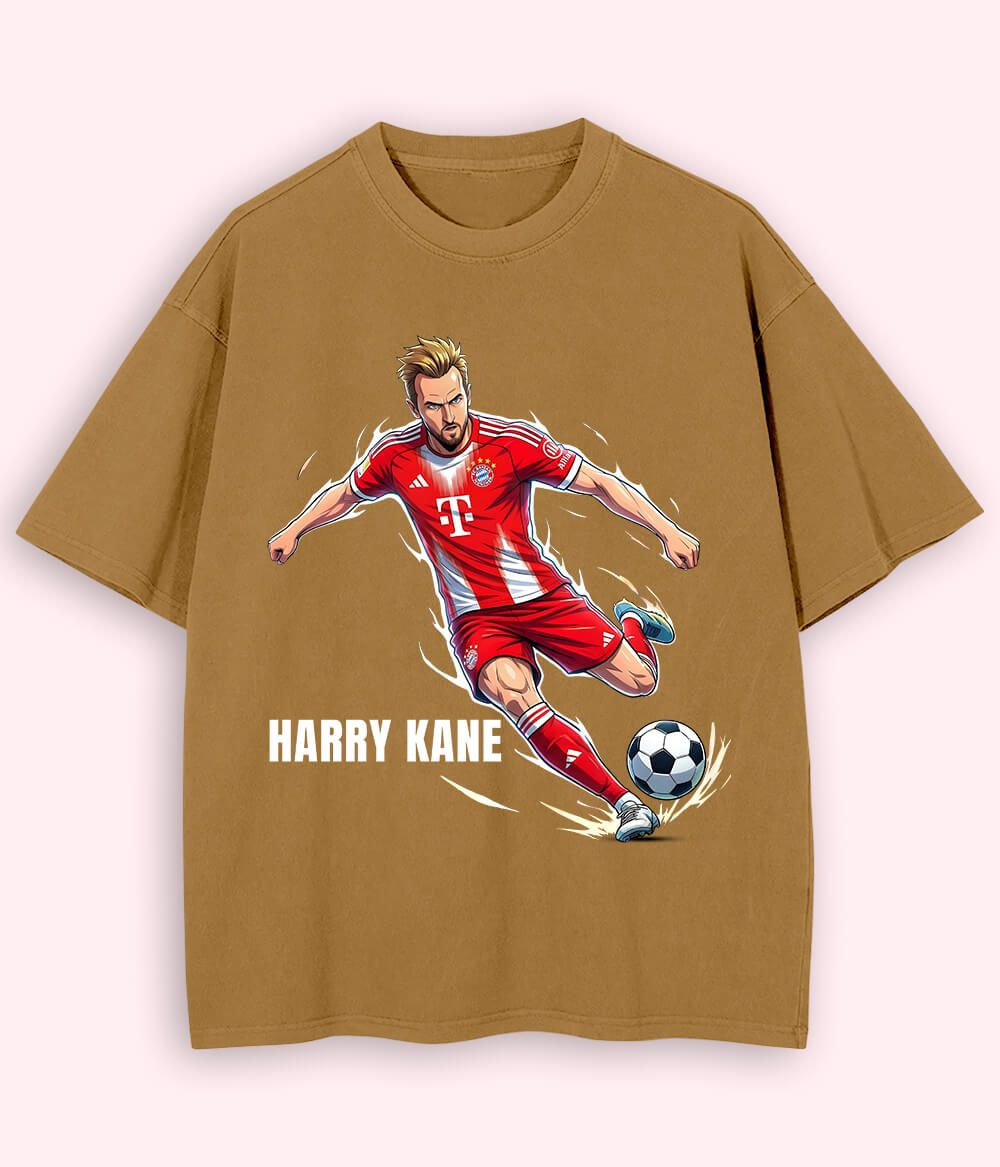 Oversized Harry Kane Bayern Munich Supporter Football T-Shirt