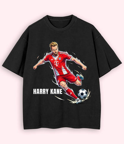 Oversized Harry Kane Bayern Munich Supporter Football T-Shirt