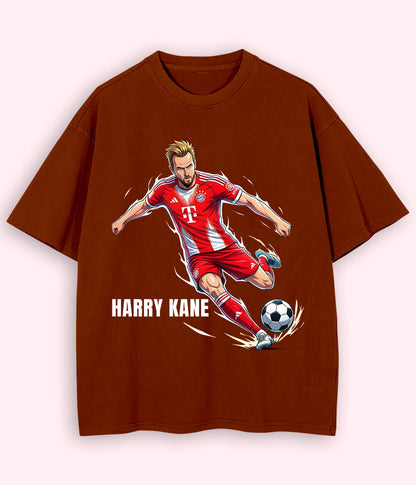 Oversized Harry Kane Bayern Munich Supporter Football T-Shirt