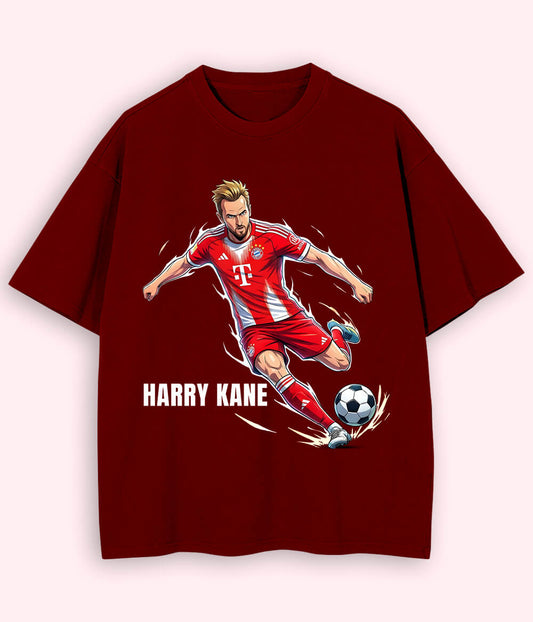 Oversized Harry Kane Bayern Munich Supporter Football T-Shirt