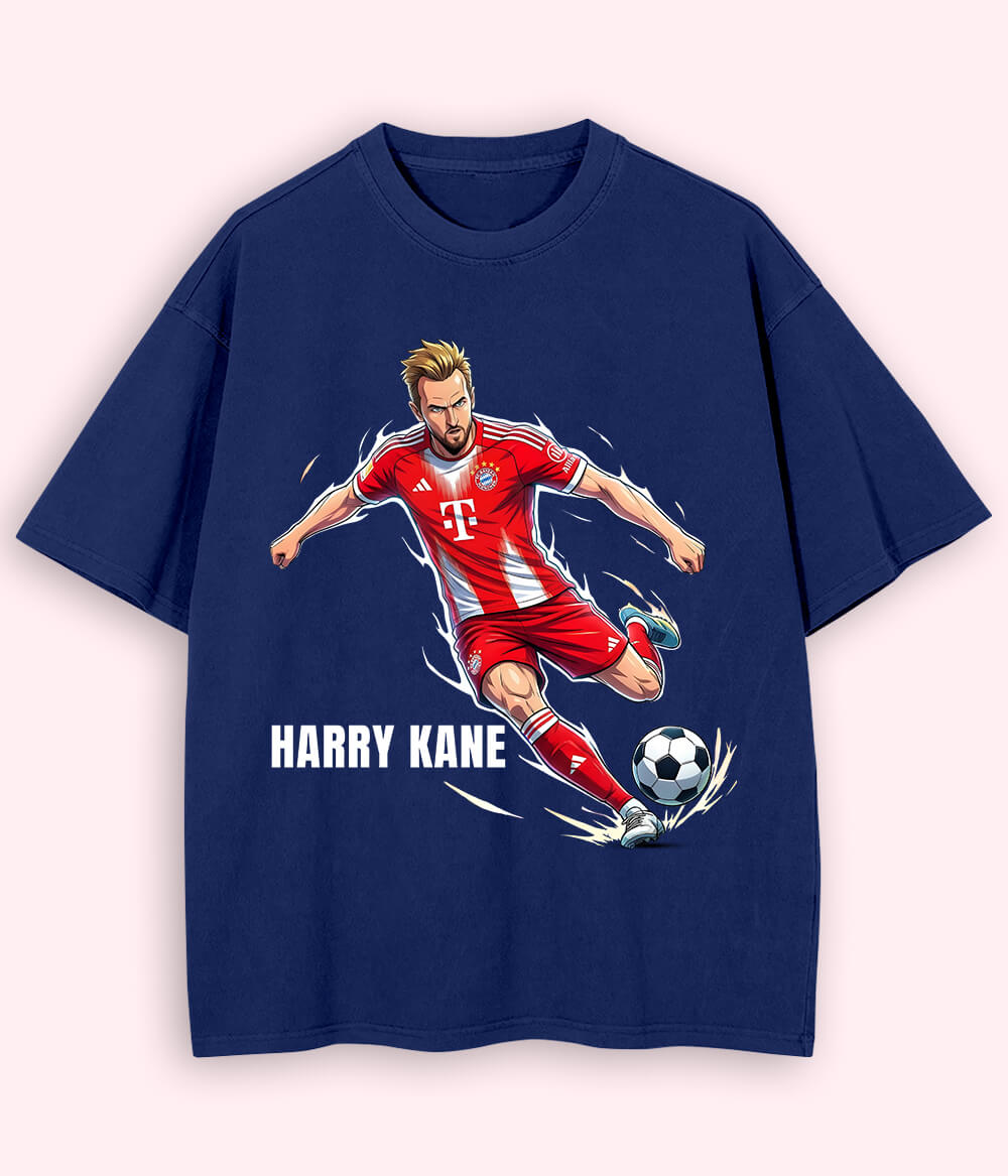 Oversized Harry Kane Bayern Munich Supporter Football T-Shirt