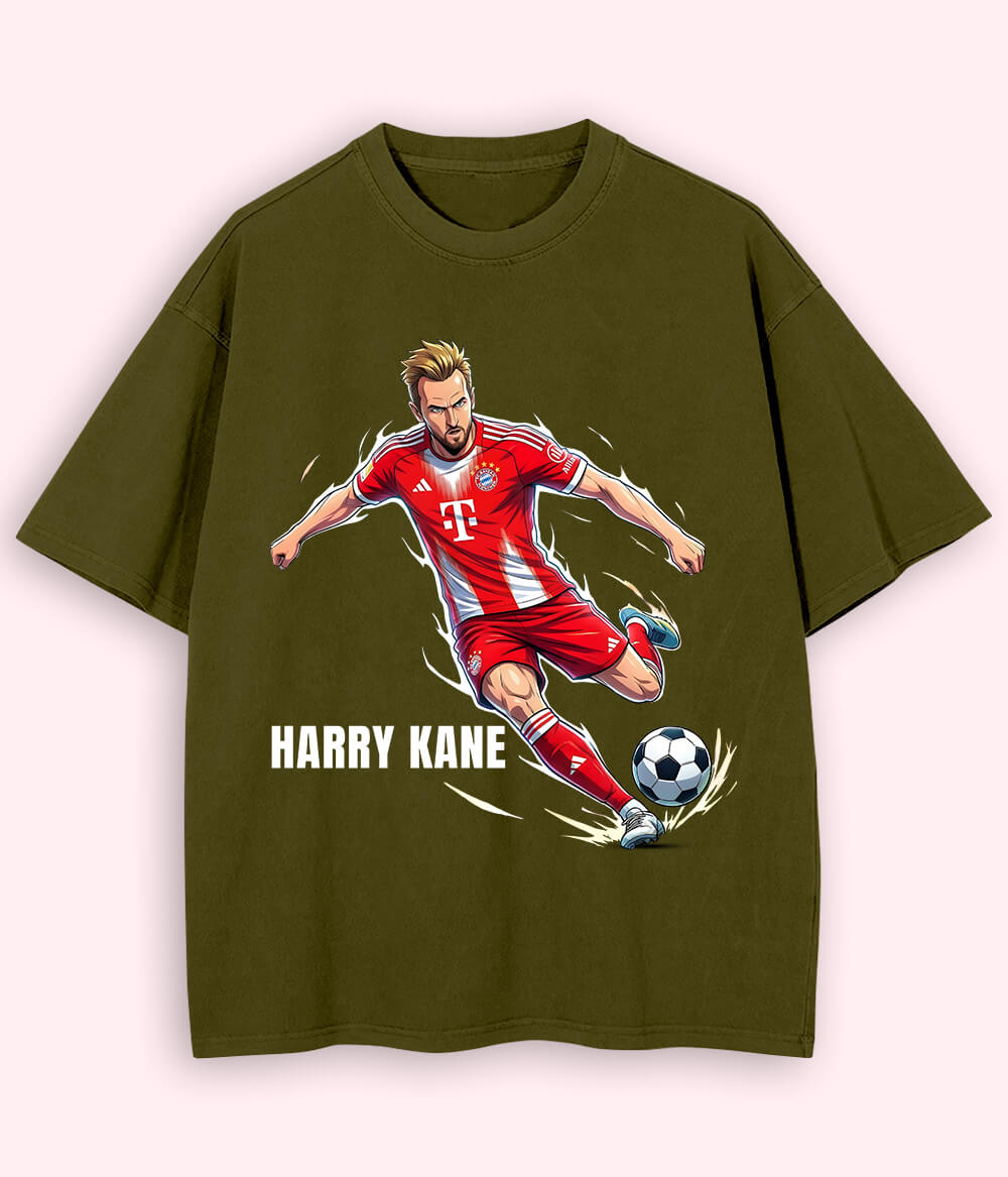 Oversized Harry Kane Bayern Munich Supporter Football T-Shirt