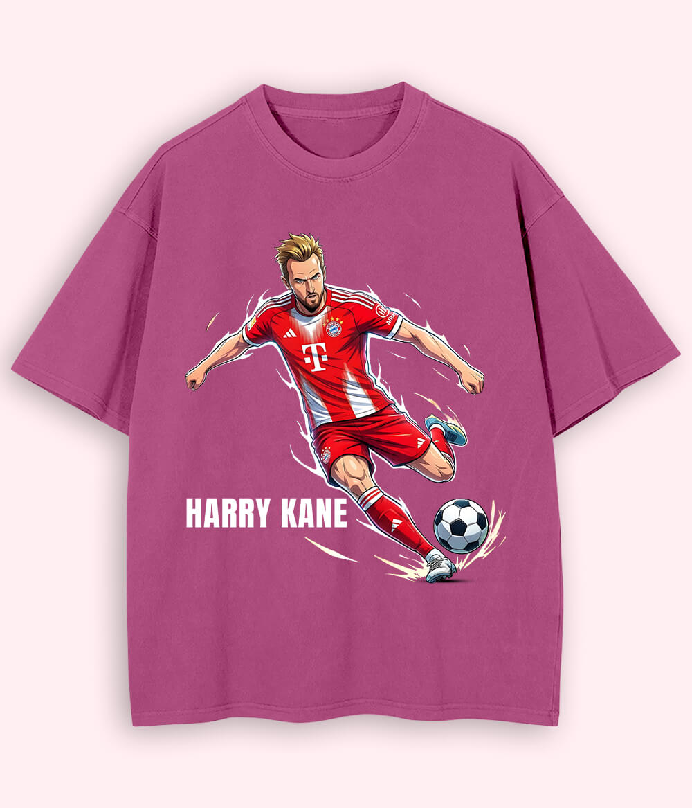 Oversized Harry Kane Bayern Munich Supporter Football T-Shirt