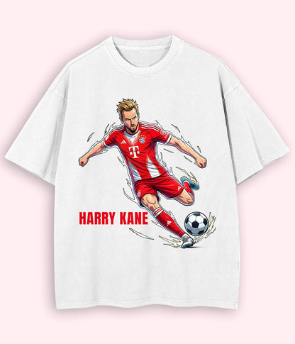 Oversized Harry Kane Bayern Munich Supporter Football T-Shirt