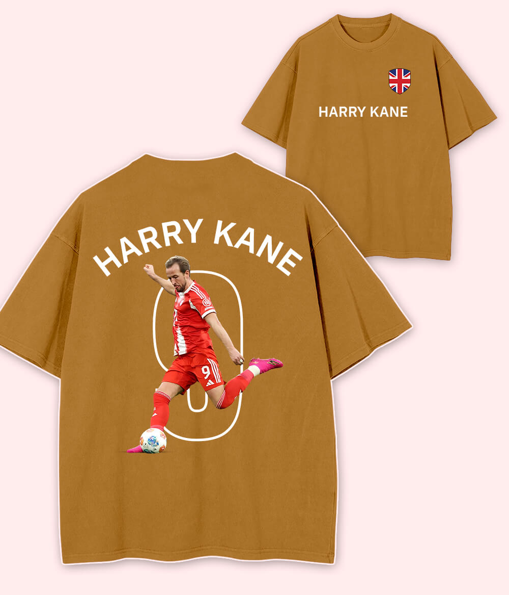 Oversized Harry Kane Bundesliga Football T-Shirt