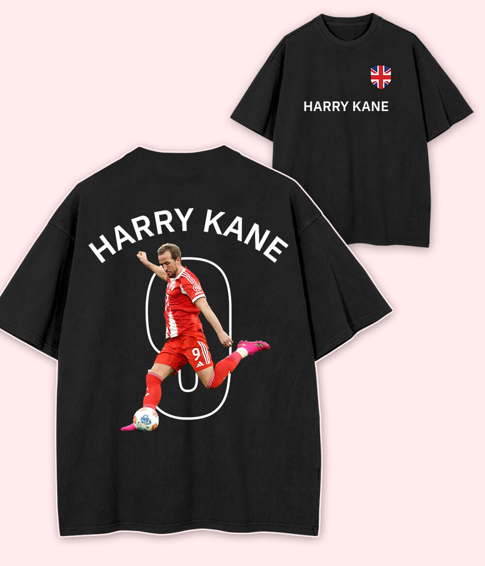 Oversized Harry Kane Bundesliga Football T-Shirt