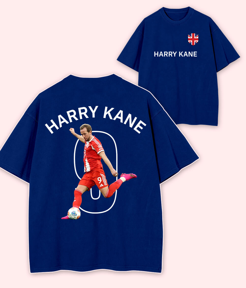 Oversized Harry Kane Bundesliga Football T-Shirt