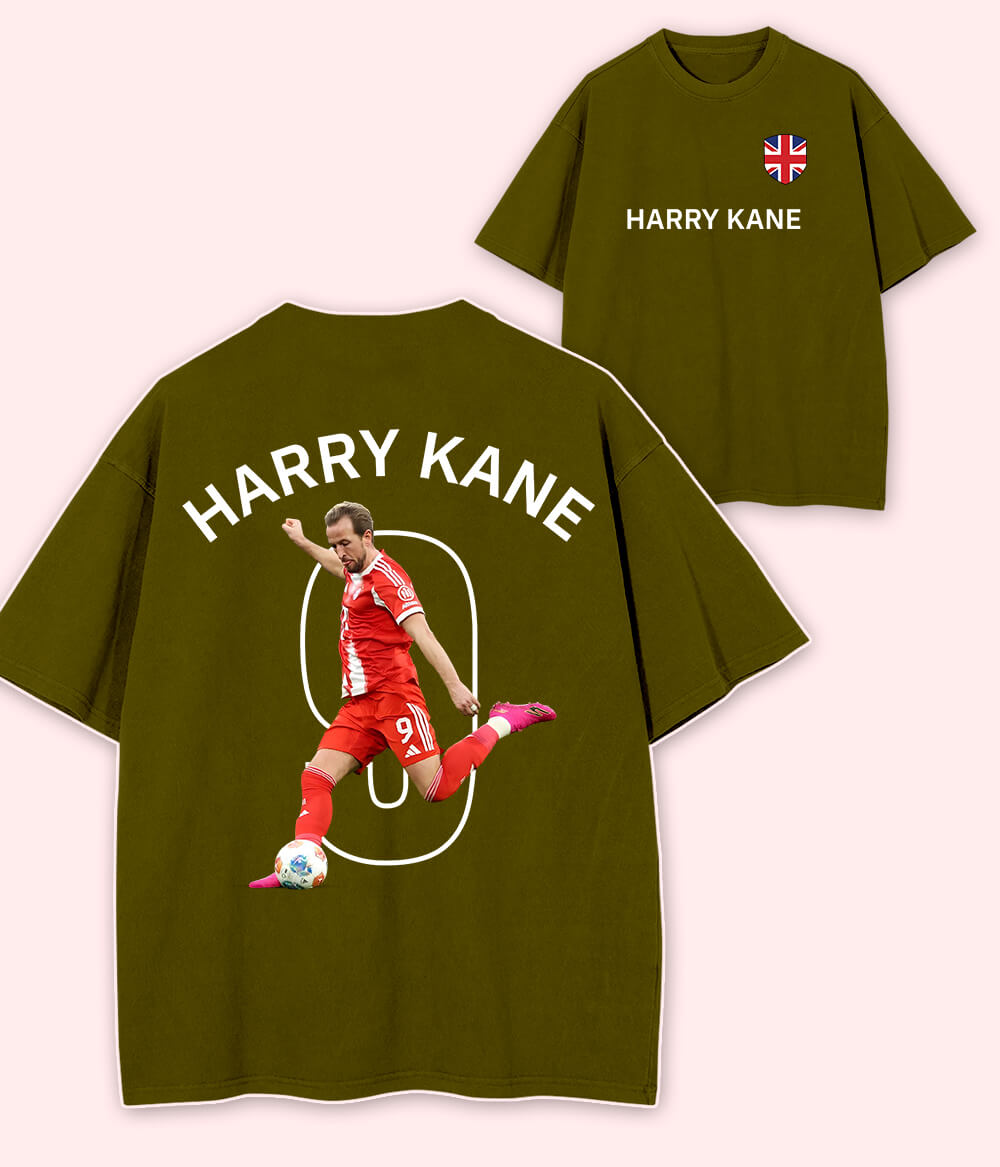 Oversized Harry Kane Bundesliga Football T-Shirt