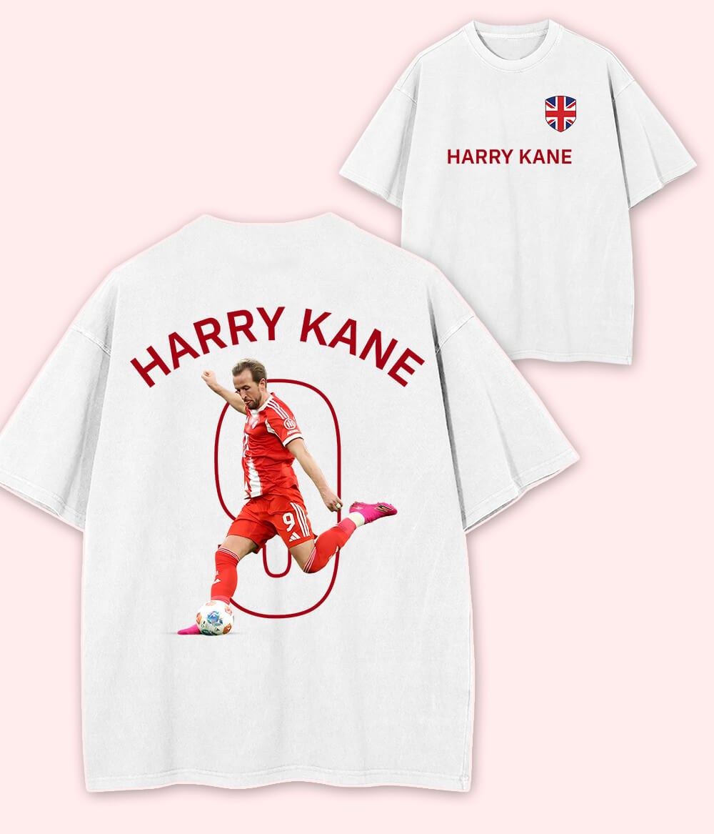 Oversized Harry Kane Bundesliga Football T-Shirt