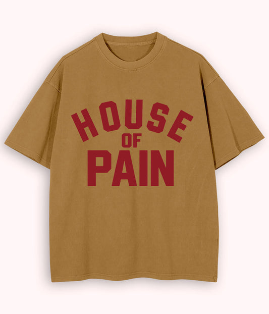 Beige Oversized House of Pain T-Shirt (Unisex)