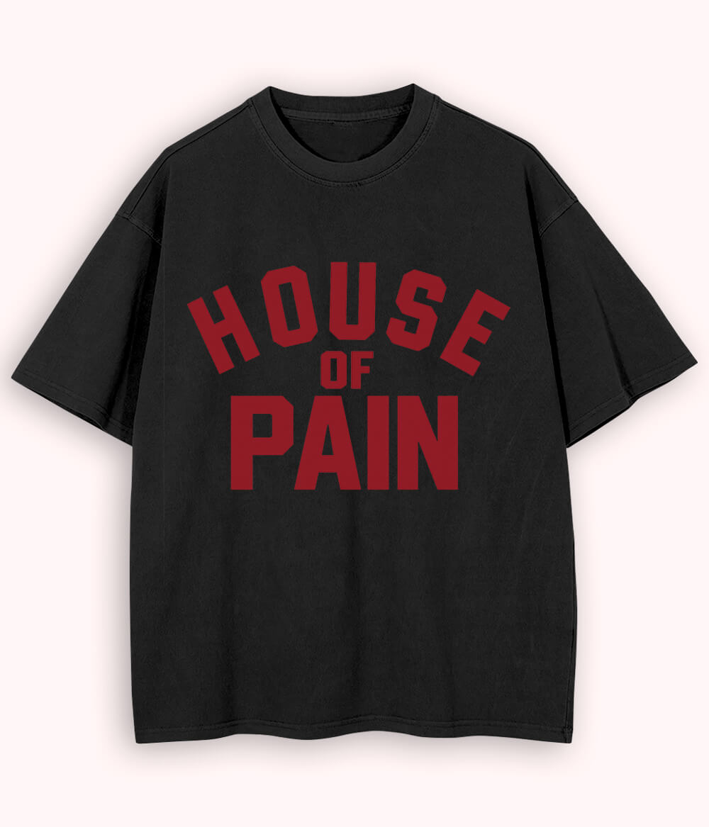 Black Oversized House of Pain T-Shirt (Unisex)