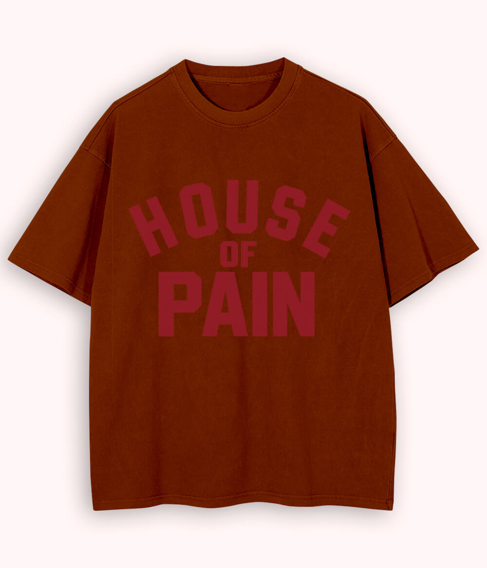 Brown Oversized House of Pain T-Shirt (Unisex)