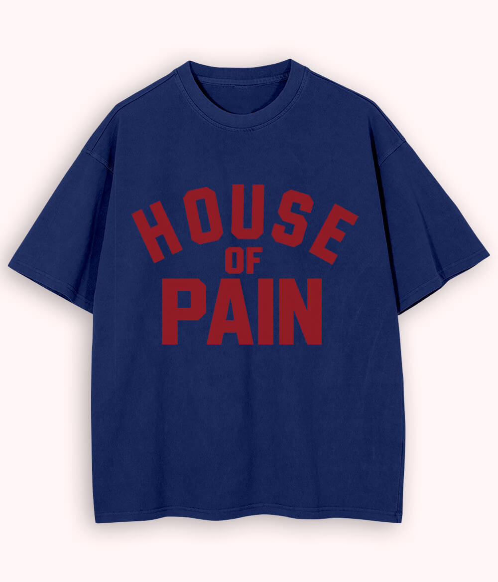 Navy Oversized House of Pain T-Shirt (Unisex)