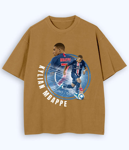 Oversized Kylian Mbappé PSG Fan T-Shirt