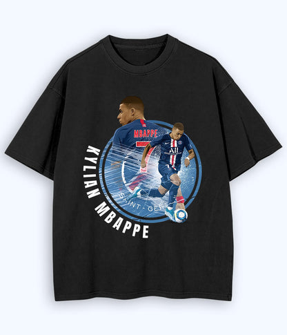Oversized Kylian Mbappé PSG Fan T-Shirt