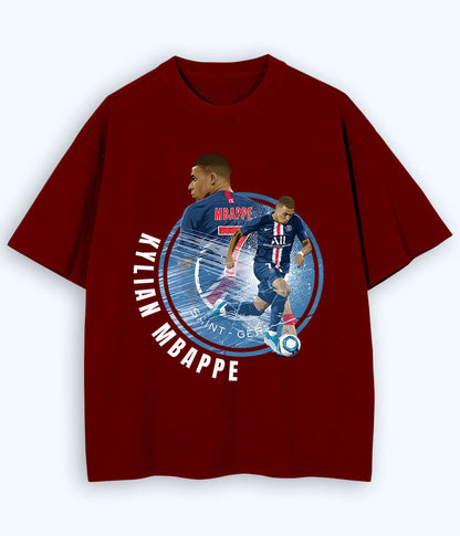 Oversized Kylian Mbappé PSG Fan T-Shirt