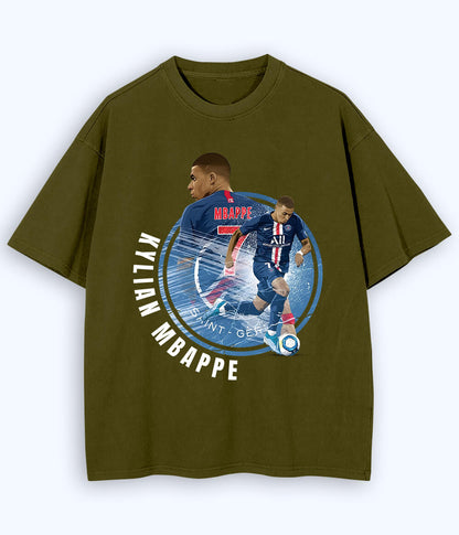 Oversized Kylian Mbappé PSG Fan T-Shirt