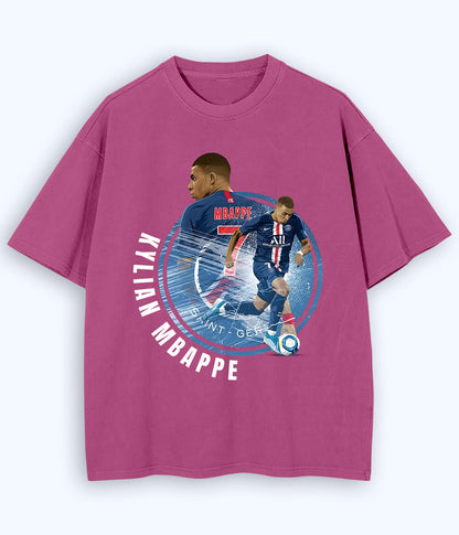 Oversized Kylian Mbappé PSG Fan T-Shirt