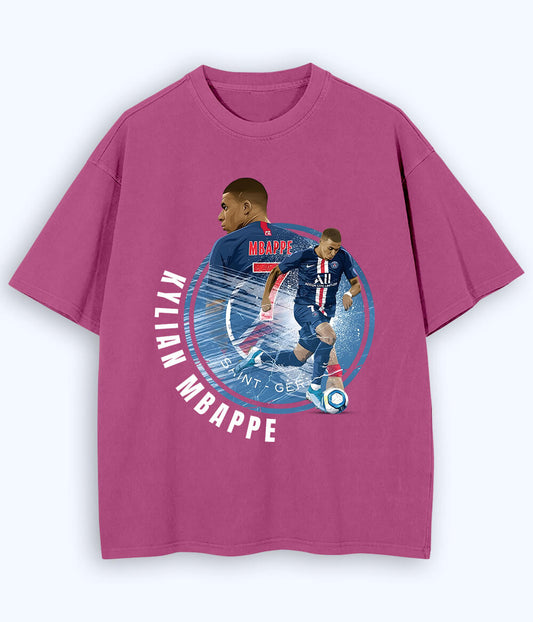 Oversized Kylian Mbappé PSG Fan T-Shirt