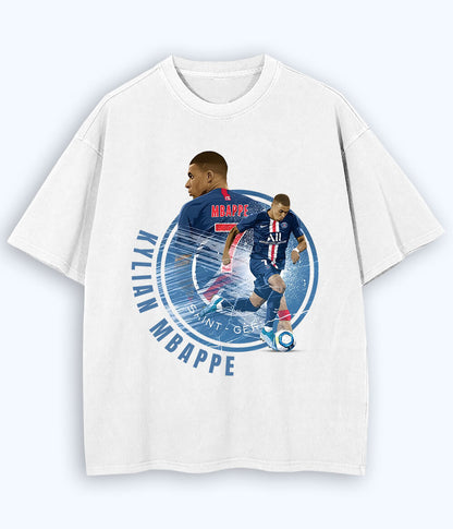 Oversized Kylian Mbappé PSG Fan T-Shirt