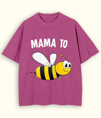 Light Purple Oversized Mother T-Shirt