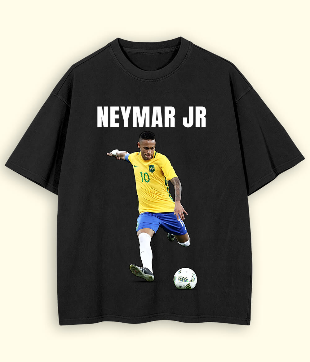 Oversized Neymar Jr Brazil Fan T-Shirt