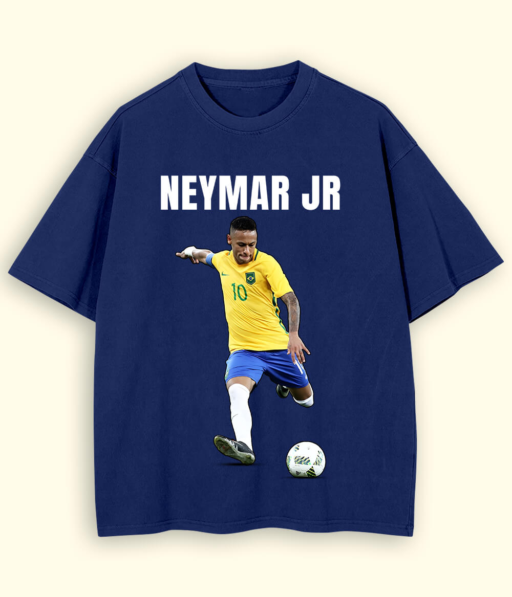 Oversized Neymar Jr Brazil Fan T-Shirt