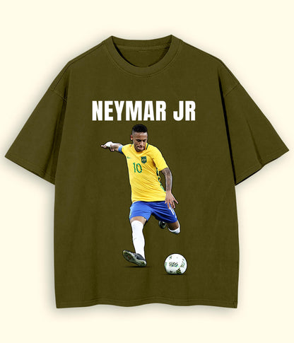 Oversized Neymar Jr Brazil Fan T-Shirt