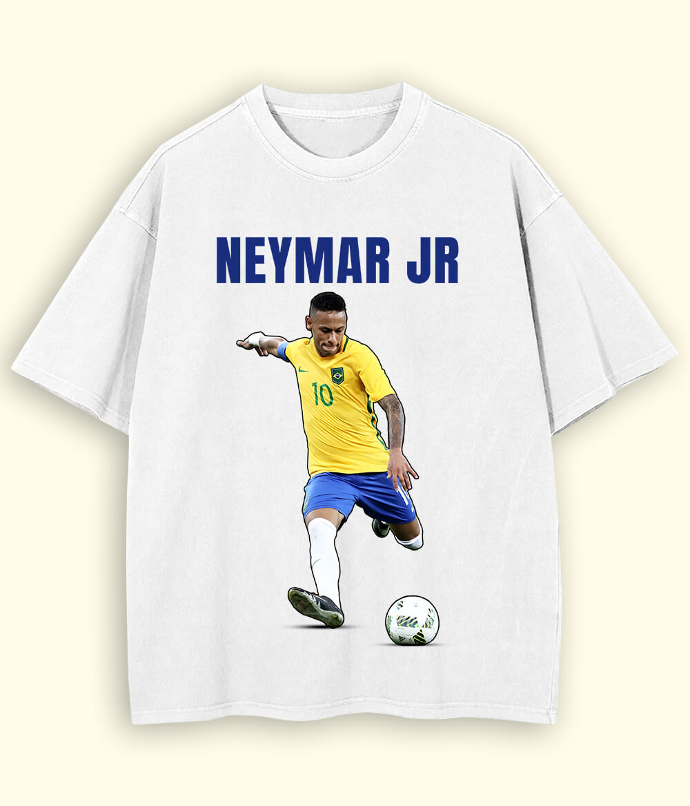 Oversized Neymar Jr Brazil Fan T-Shirt