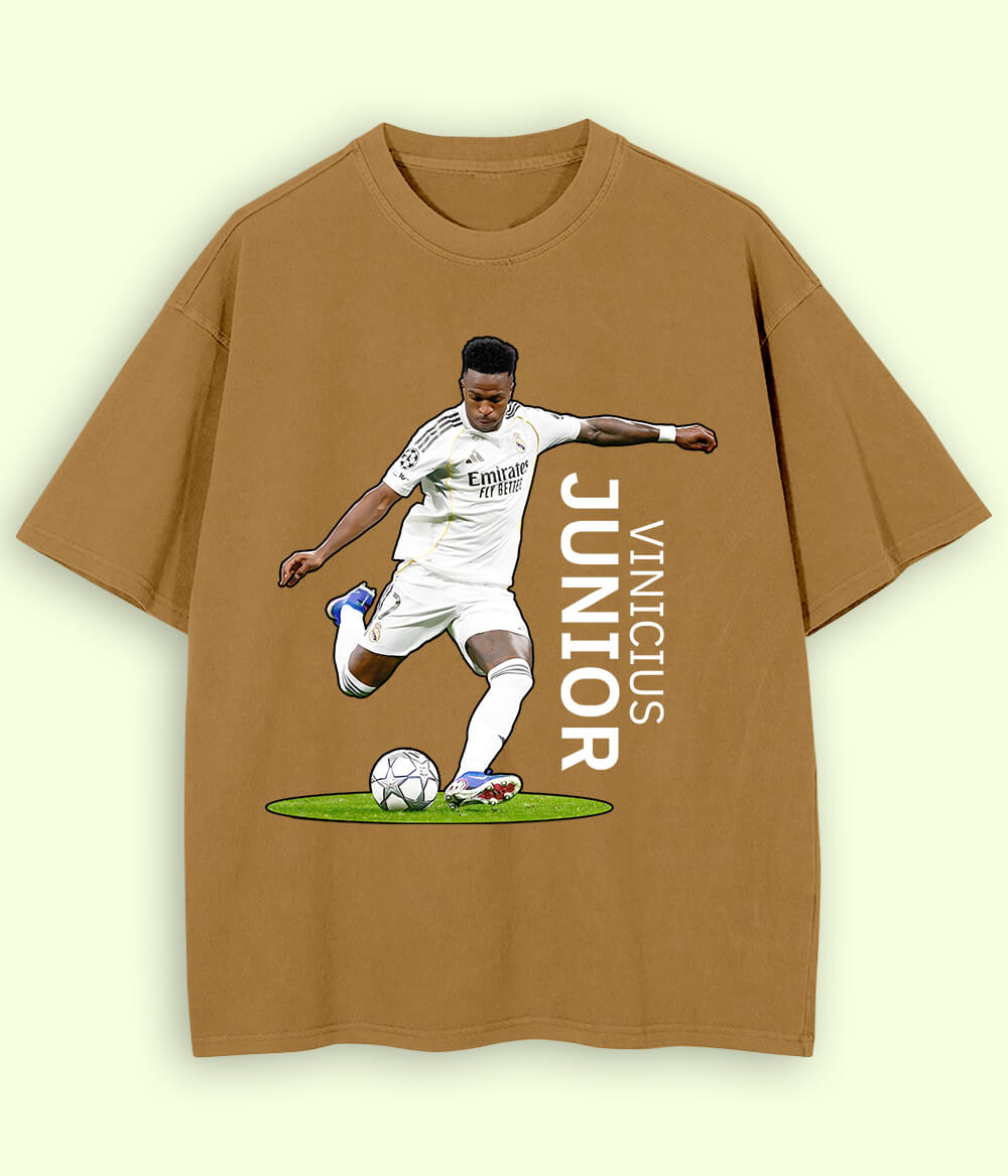 Oversized Vinícius Júnior Real Madrid Fan T-Shirt