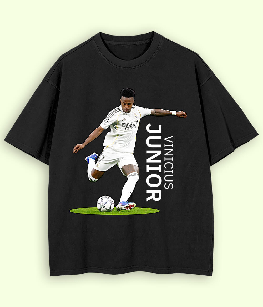 Oversized Vinícius Júnior Real Madrid Fan T-Shirt