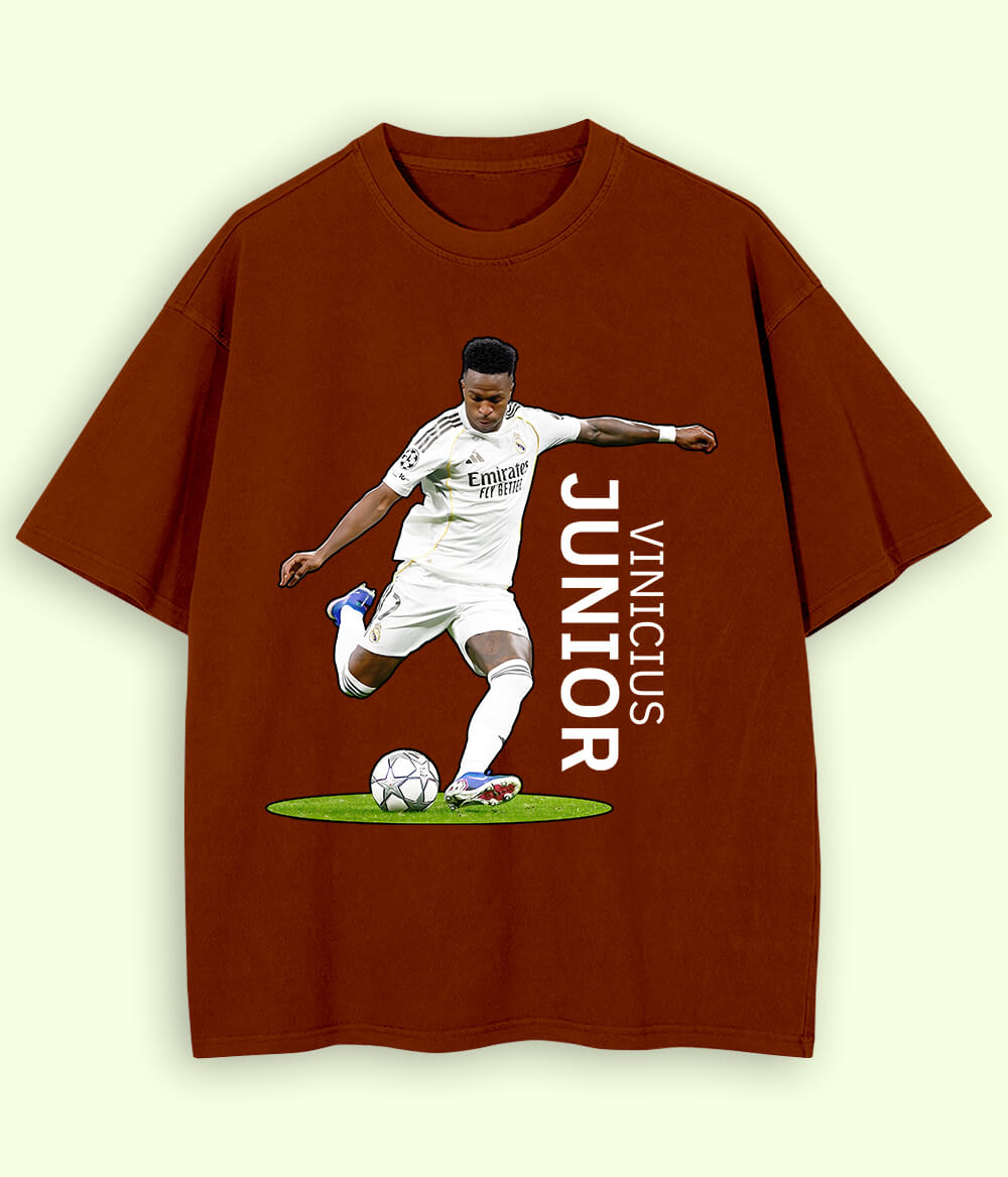 Oversized Vinícius Júnior Real Madrid Fan T-Shirt