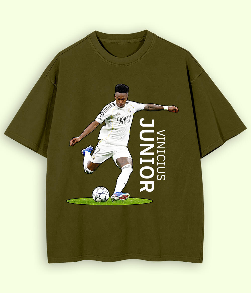 Oversized Vinícius Júnior Real Madrid Fan T-Shirt