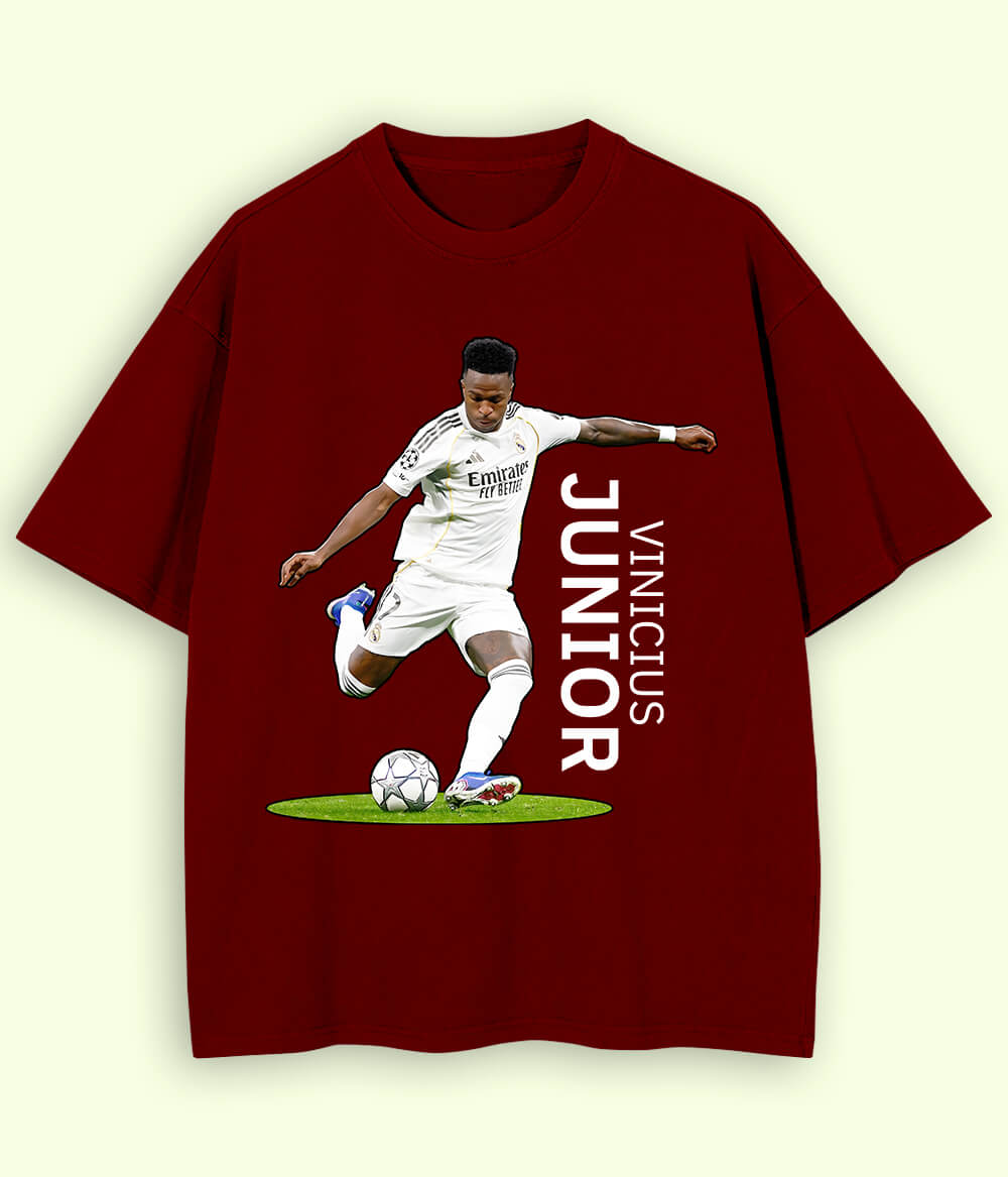Oversized Vinícius Júnior Real Madrid Fan T-Shirt