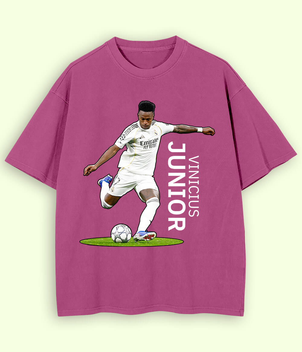 Oversized Vinícius Júnior Real Madrid Fan T-Shirt