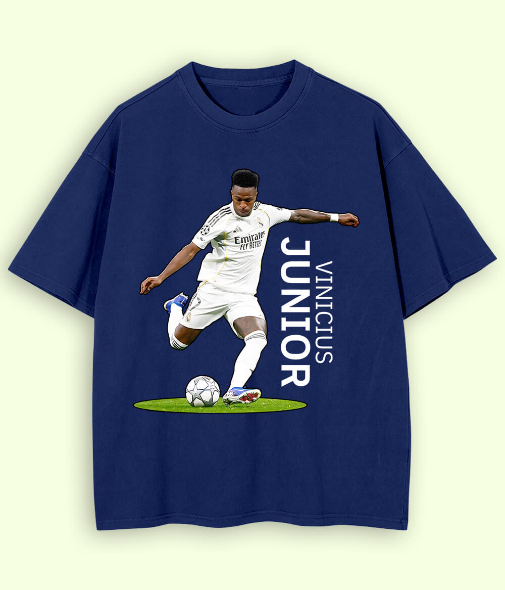 Oversized Vinícius Júnior Real Madrid Fan T-Shirt