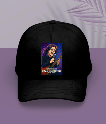 Black Ozzy Osbourne Cap