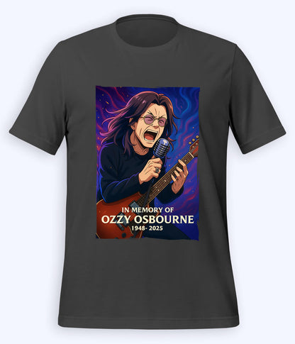 Charcoal Grey Ozzy Osbourne T-Shirt (Unisex)