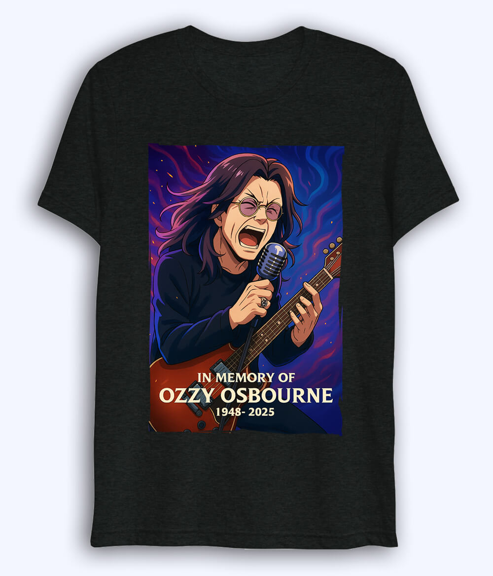 Black Ozzy Osbourne Dri Fit T-Shirt (Unisex)