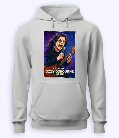 Heather Grey Ozzy Osbourne Fan Hoodie (Unisex)