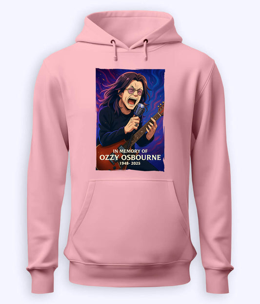 Light Pink Ozzy Osbourne Fan Hoodie (Unisex)